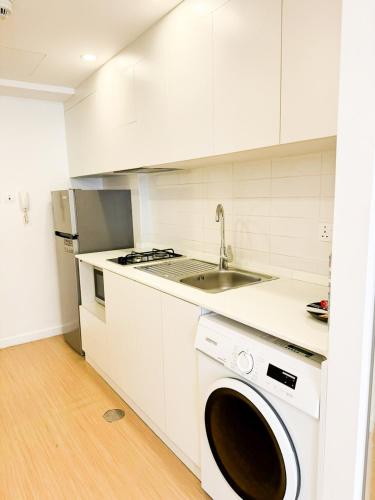 Cozinha, Marjan Island - Luxury studio with wide view in Ras Al Khaimah