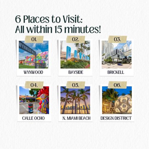 Wynwood Miami House, Sleeps 8, Gazebo, BBQ, Washer & Dryer, Coffee Station in Miami, USA