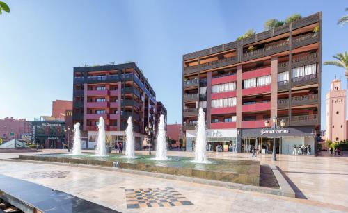 Appartement Chic Gueliz Plaza avec Vue, Marrakech