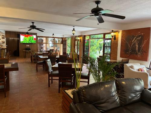 Hotel Hacienda Ventana del Cielo - 레스토랑