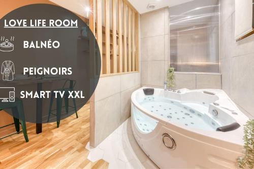 Love Life Room-Jacuzzi-Netflix-Accès-24/7-Privé - Location saisonnière - Étampes