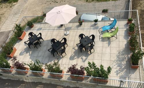 Balkons/terase, THE TULIP APARTMENT 2 rooms in Ronzo Chienis