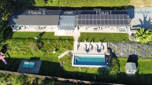 WellnessFerienhaus Haus 2 mit Pool, Sauna und eigenem Whirlpool mitten in Deutschland