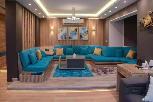 Luxury partial Nile view Maadi Cairo apartment