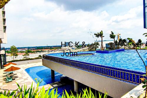 Double Storey Pool at Trio Setia by HCK