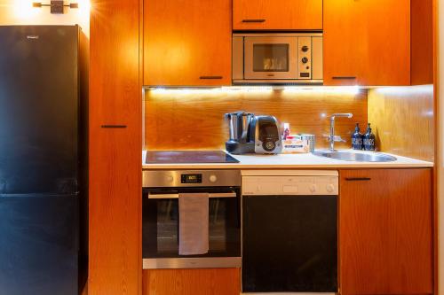 Cocina, Refugio de Montaña con Río y Vistas Únicas I AndBnB (Refugio de Montana con Rio y Vistas Unicas I AndBnB) in Canillo