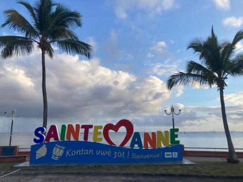 Surrounding environment, Les pieds dans l'eau face au lagon - Le Bel Instant in Sainte Anne