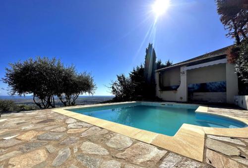 Villa piscine avec vue imprenable sur la mer - Location, gîte - Borgo
