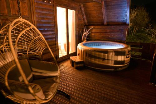 阳台/露台, Cottages Relax in 亚伊采