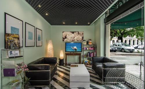 sala de TV, Hotel Rex in Lucca