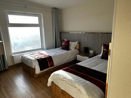 2 twin beds