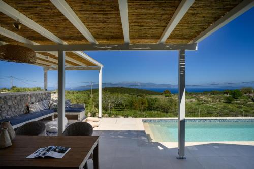 Villa Ariste with stunning views near Fiscardo