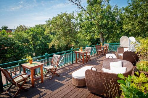 شرفة/ تراس, Kunstlerherberge in Spiekeroog