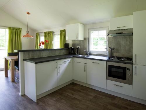 Cozy lodge with a dishwasher at a holiday park in the Achterhoek