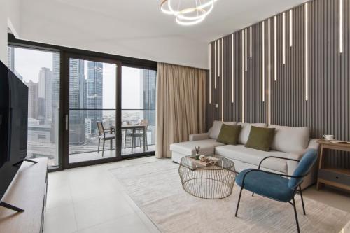 Near Burj Khalifa - Blvd View - Stylish Design, Dubaj