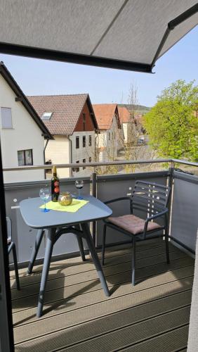 Kilátás, Ferienwohnung Monika in Hammelburg