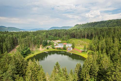 Das Haidensee in Glanegg, Österreich