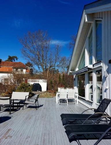 Flaskebekk at Nesodden with unbeatable Oslo Fjord views and a private beach hut