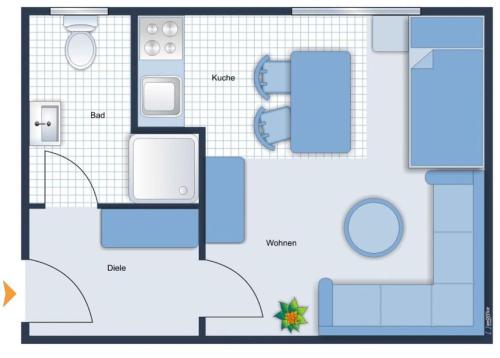 3: Einfache 1-Zimmer Wohnung in Bad Wörishofen
