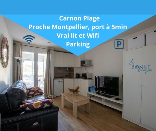 Rêves de Mer Carnon Plage Parking privé