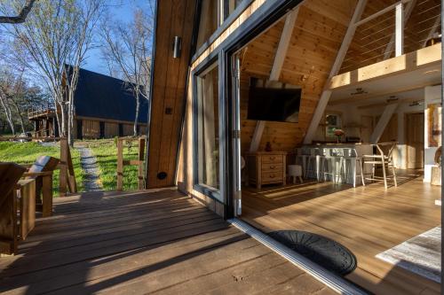 Valhalla Cabins AFrames with hot tubs
