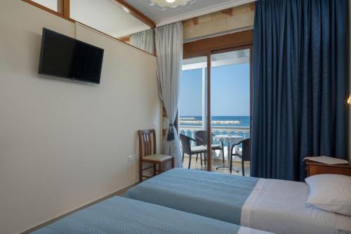 Kyma beach accommodation Poseidon apartment 6 guests