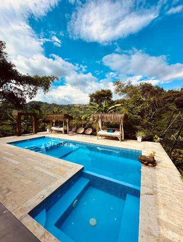 Peldbaseins, Montelena Glamping in Nocaima