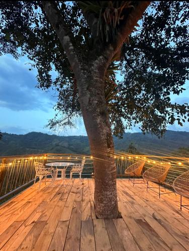 Balkons/terase, Montelena Glamping in Nocaima