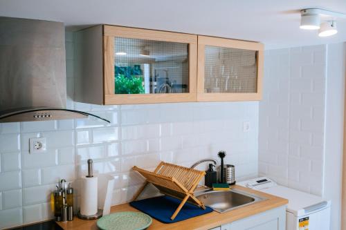 Konyha, Sibylla Studio apartment in Patmos