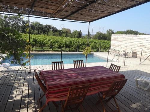 gite de caractere au calme au milieu des vignes avec piscine et jaccuzi - Location saisonnière - Bagnols-sur-Cèze