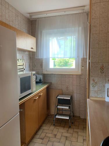 Kitchen, Ferienwohnung Blick ins Grune in Ober-Ramstadt