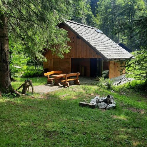 Koča v gozdu, Forest house near Bled, Bled