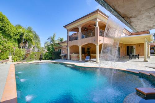 Spacious Fullerton Villa with Private Pool and Hot Tub