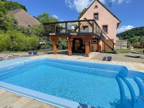 Ferienhaus Kappel mit Pool