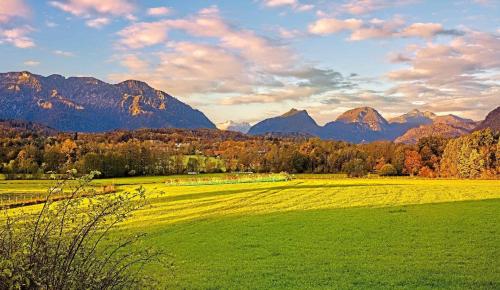 Wohnung in Großgmain mit traumhaften Bergblick - Location saisonnière - Großgmain