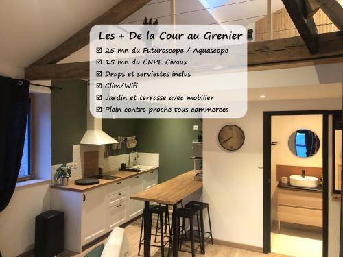 Gites De la Cour au Grenier - Apartment - Chauvigny