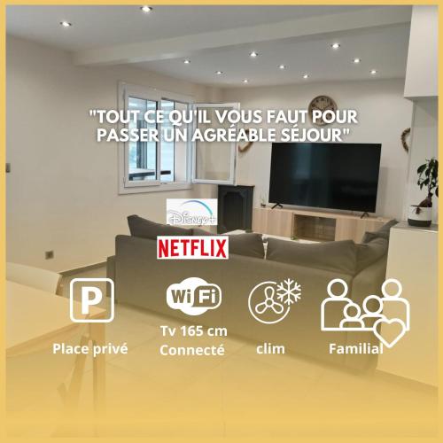 Familial-Place privé-clim-Wifi - Location saisonnière - Toulon