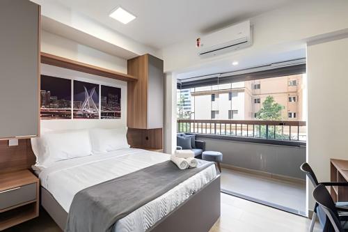 Lindo Apartamento no Brooklin ao lado do metrô, São Paulo