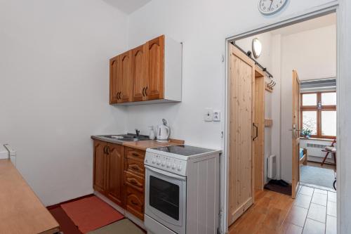 Konyha, Apartmán Na náměstí (Apartman Na namesti) in Stárkov