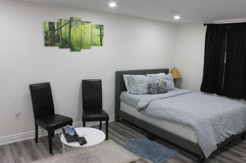 . Comfy basement near KW airport
