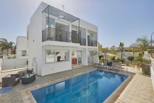 Ferienhaus mit Privatpool für 6 Personen ca 135 qm in Kapparis, Südküste von Zypern