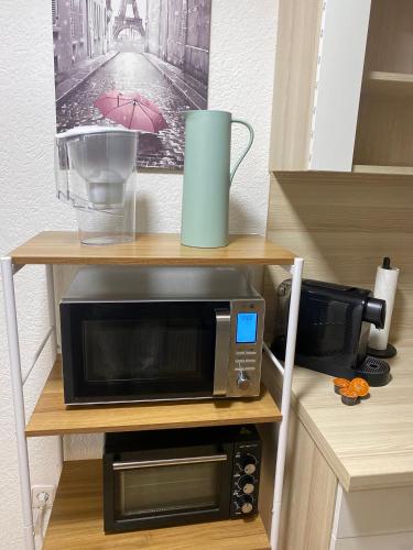 設施, Deluxe Business Suite mit 2 Schlafzimmer & Parkplatz, Highspeed WLAN, Netflix Premium, zentral zu Au in 巴特腓特烈斯哈爾