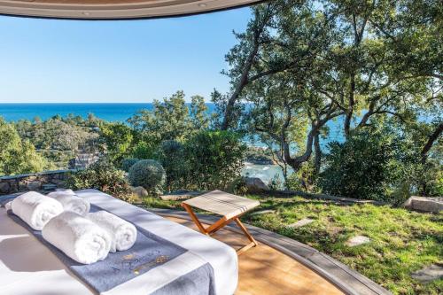 Villa Tegghiacciu*vue mer*pisicne gîte à louer Cannella