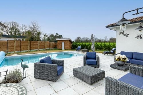 Villa Flore - Maison climatisée avec piscine - Location saisonnière - Tercis-les-Bains