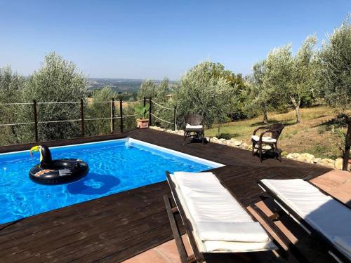 Casale con piscina in collina - Borghi Silenti -