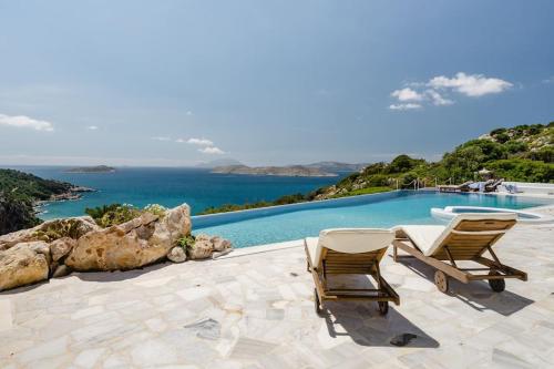 Los Olivos V.I.P Poolvilla Kritinia – khách sạn tại Ataviros
