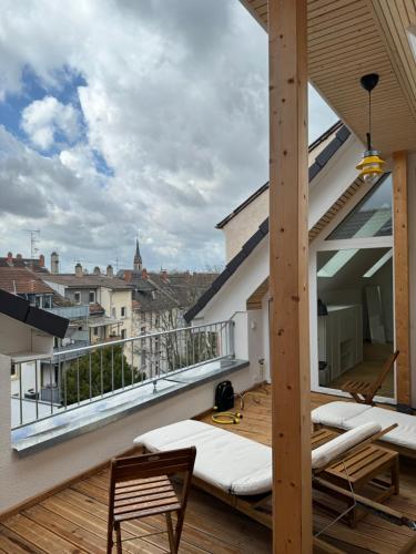 View, Barkhausstraße in Martinsviertel