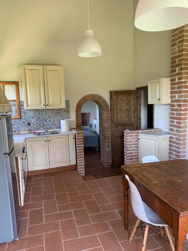 кухня, Agriturismo Diffuso Monte Oliveto Maggiore in Аціано