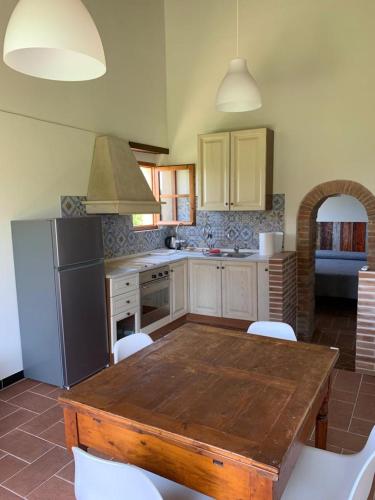 кухня, Agriturismo Diffuso Monte Oliveto Maggiore in Аціано