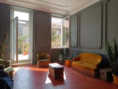 Chambre d'hôtes 2 pers - Maison avec jardin et terrasse près de la Friche de la Belle de mai - Pension de famille - Marseille